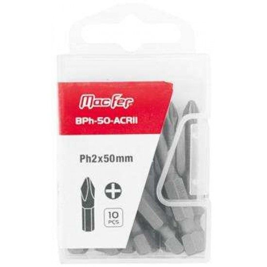 Bit sext. Torsion MacFer BPh-50-ACRII 1/4" Ph2 50mm  ref 046.0005 MACFER