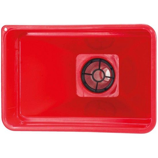 Funil plstico retangular com filtro 230x190x280mm [042.0030] MacFer
