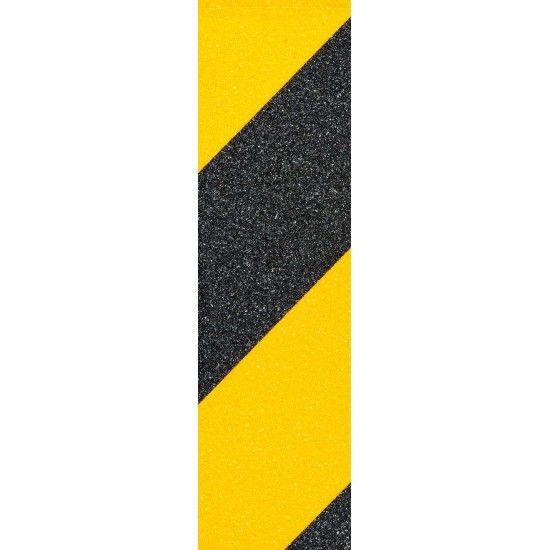 Fita anti-derrapante MacFer ASL-02 25mm 10m  preta/ amarela ref 040.0042 MACFER