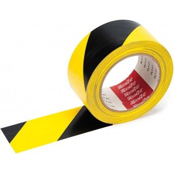 Fita pavimento PVC MacFer PLT-01 50mm 30m preta/ amarela refª 040.0037 MACFER Fita pavimento PVC MacFer PLT-01 50mm 30m preta/ amarela refª 040.0037 MACFER