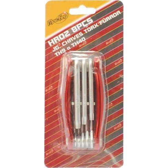 Jg. ch. "L" torx furada  MacFer HR-02 TH9~TH40 8ps ref 037.0079 MACFER