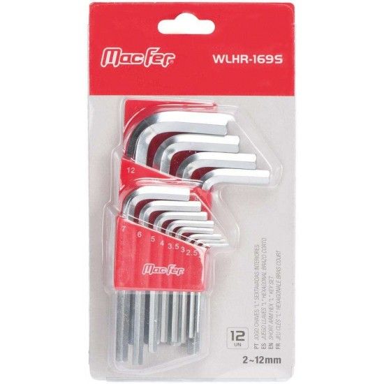 Jg. ch. "L" sext. int.  MacFer WLHR-169S 2mm~12mm 12ps ref 037.0075 MACFER