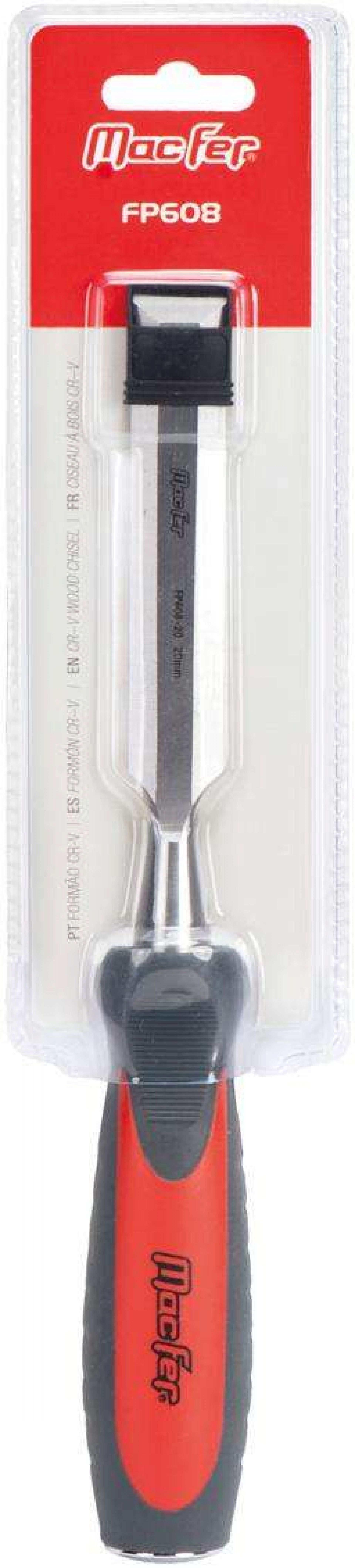 Formão Cr-V MacFer FP608-20 20mm refª 036.0048 MACFER