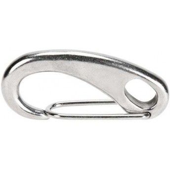 Mosquetão bombeiro com mola & olhal inox AISI316 MBMO 10x 50mm refª 035.0406 MACFER Mosquetão bombeiro com mola & olhal inox AISI316 MBMO 10x 50mm refª 035.0406 MACFER