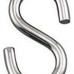 Gancho "S" inox AISI316 MS0610  5mm ref 035.0373 MACFER