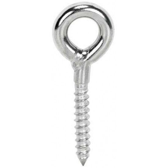 Argola soldada com rosca madeira inox AISI316 MS0506 5x 50mm refª 035.0362 MACFER Argola soldada com rosca madeira inox AISI316 MS0506 5x 50mm refª 035.0362 MACFER