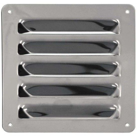 Grelha ventiladora inox AISI316 MS1214-2 150x150mm ref 035.0254 MACFER
