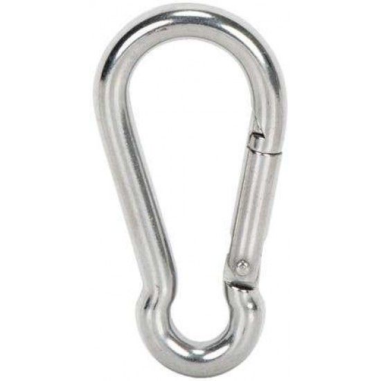 Mosquetão bombeiro inox AISI316 MS0603 4x 40mm refª 035.0019 MACFER Mosquetão bombeiro inox AISI316 MS0603 4x 40mm refª 035.0019 MACFER