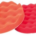 Jogo esponjas polimento com velcro ondulada JEPO 150mm 4ps ref 033.0098 MACFER