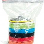 Jogo esponjas polimento com velcro ondulada JEPO-07 180mm 7ps ref 033.0099 MACFER