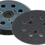 Prato velcro para lixadora PLV-MKT 125mm 8 furos ref 033.0037 MACFER