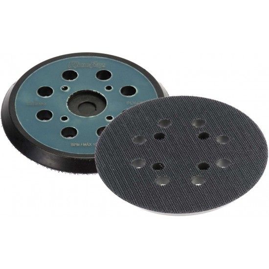 Prato velcro para lixadora PLV-DWLT 125mm 8 furos ref 033.0035 MACFER