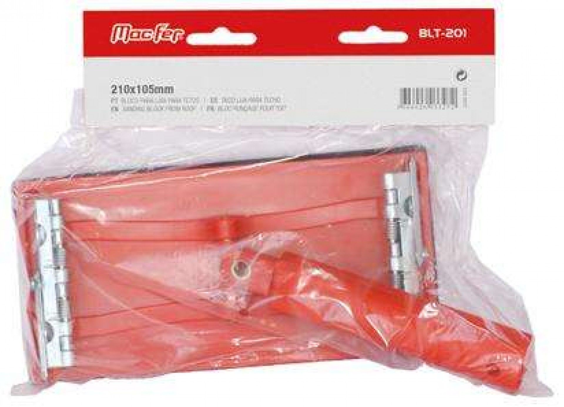Bloco p/ lixa p/ tetos BLT-201 210x105mm refª 033.0027 MACFER