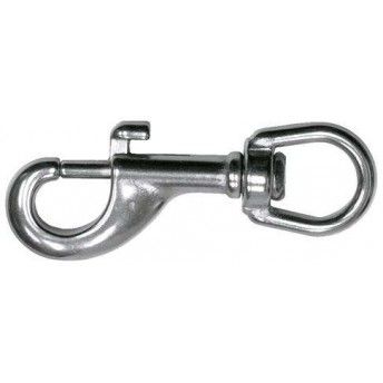 Mosqueto com destorcedor niquelado SHKN-SW 50x16mm ref 032.0401 MACFER
