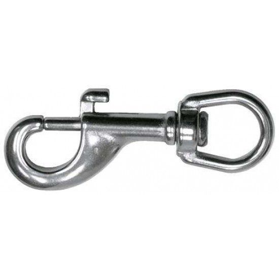 Mosqueto com destorcedor niquelado SHKN-SW 50x16mm ref 032.0401 MACFER