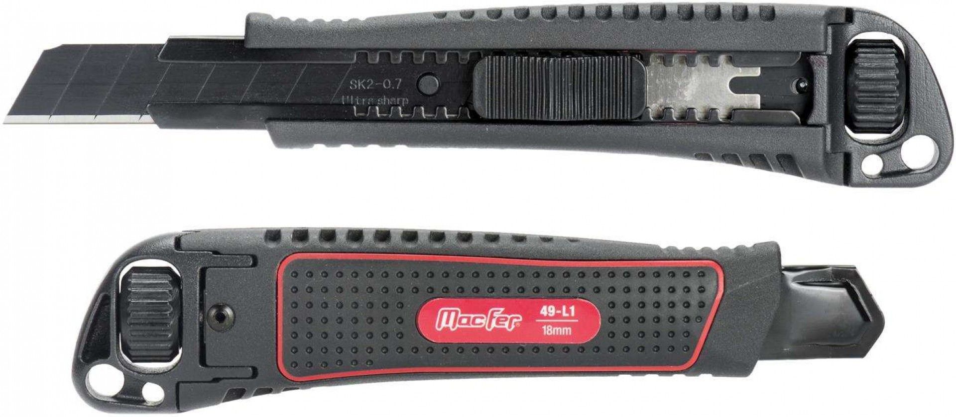 X-acto alumínio 49-L1 18mm refª 027.0084 Macfer