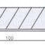 Lâmina p/ x-acto SK4 MacFer L-100 18mm refª 027.0071 MACFER Lâmina p/ x-acto SK4 MacFer L-100 18mm refª 027.0071 MACFER