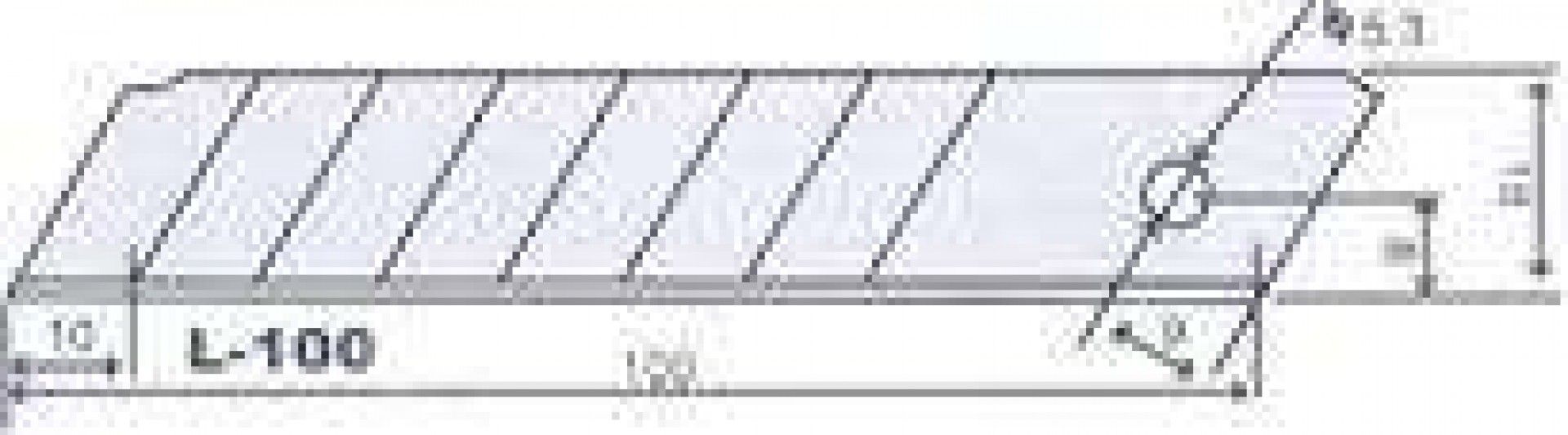 Lâmina p/ x-acto SK4 MacFer L-100 18mm refª 027.0071 MACFER