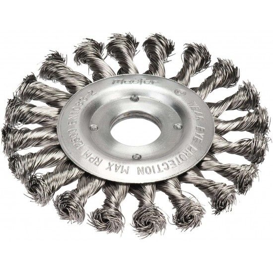 Catrabucha ao 115x22.2mm arame retorcido inox [026.0079] MacFer