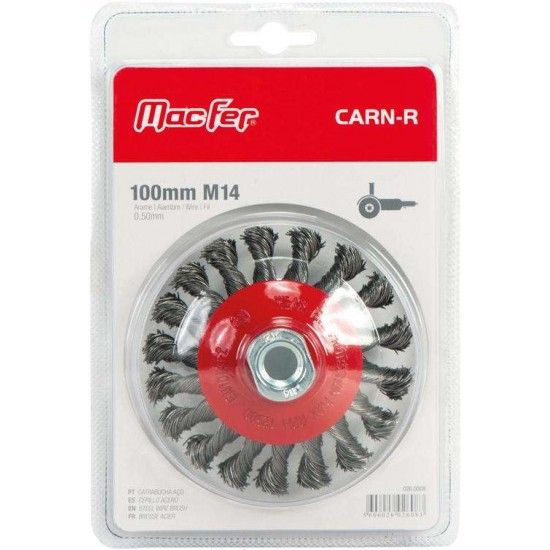 Catrab. ao c/ rosca cn.  CARN-R ret. M14 115mm  ref 026.0009 MACFER