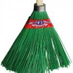 Vassoura jardim nylon  350251 verde ref 025.0092 MACFER