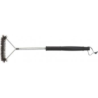 Escova ao com cabo plstico longo para barbecue EAMP-L-BBQI 530mm inox ref 025.0090 MACFER