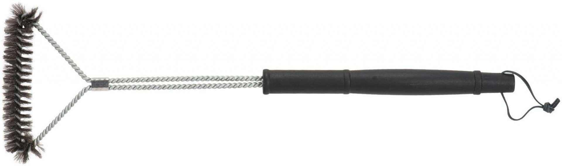 Escova aço com cabo plástico longo para barbecue EAMP-L-BBQI 530mm inox refª 025.0090 MACFER