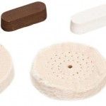 Kit polir escovas algodo circular KPEC-3 50, 75, 100mm 6ps ref 025.0063 MACFER