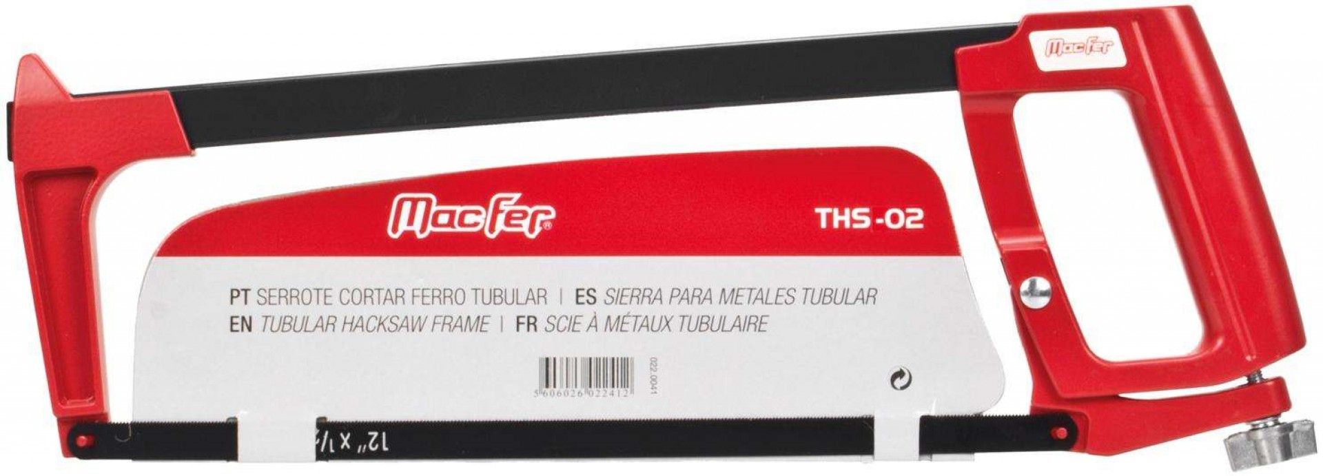 Serrote cortar ferro tubular MacFer THS-02 refª 022.0041 MACFER