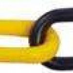 Corrente plstico CPYBK  8mm amarela/ preta (25m) ref 020.0074 MACFER