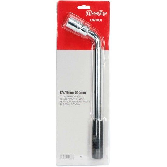 Ch. rodas extensível MacFer LW001 17x19mm 550mm refª 019.0020 MACFER Ch. rodas extensível MacFer LW001 17x19mm 550mm refª 019.0020 MACFER