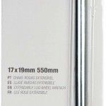 Ch. rodas extensível MacFer LW001 17x19mm 550mm refª 019.0020 MACFER Ch. rodas extensível MacFer LW001 17x19mm 550mm refª 019.0020 MACFER