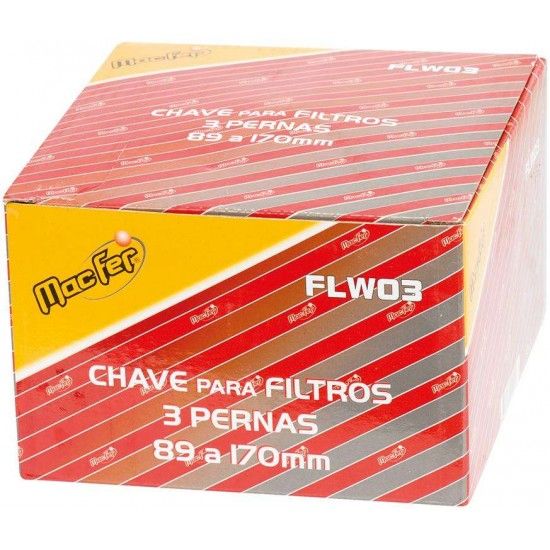 Ch. p/ filtros 3 pernas MacFer FLW03 89~170mm refª 019.0011 MACFER Ch. p/ filtros 3 pernas MacFer FLW03 89~170mm refª 019.0011 MACFER