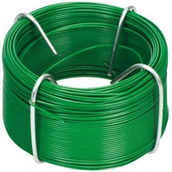 Arame plastificado  AP 0,9mm 50m verde ref 018.0051 MACFER