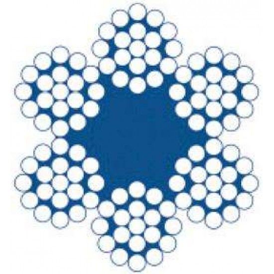 Cabo aço galv. MacFer WRG 6x19+FC 8mm 200m refª 018.0032 MACFER Cabo aço galv. MacFer WRG 6x19+FC 8mm 200m refª 018.0032 MACFER