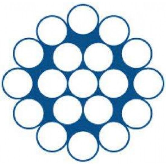 Cabo aço galvanizado WRG 1x19 Ref 018.0018 Cabo aço galvanizado WRG 1x19 Ref 018.0018