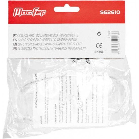 culos proteo anti-risco MacFer SG2610 trans. ref 017.0118 MACFER