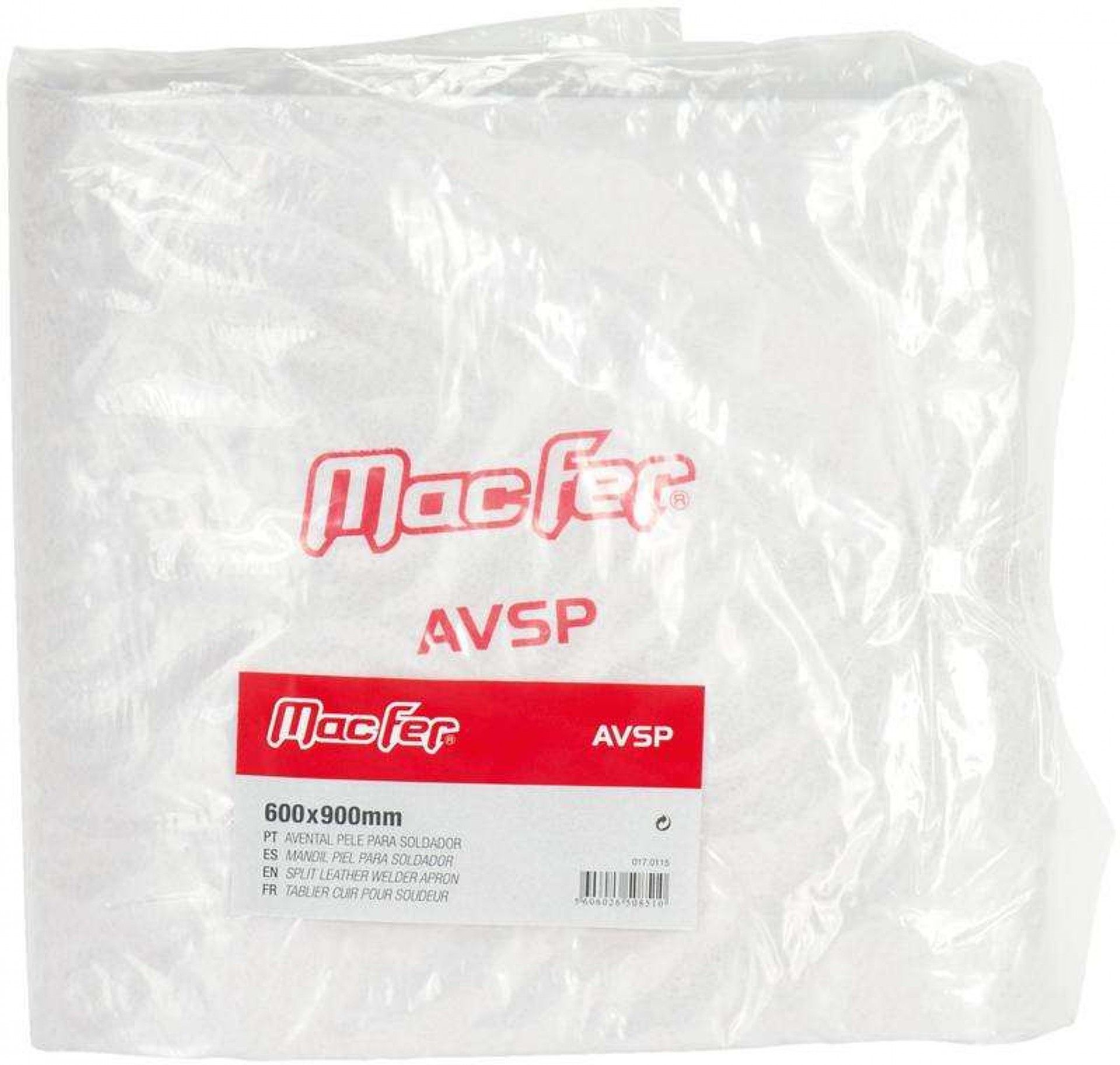 Avental pele p/ soldador AVSP 600x900mm refª 017.0115 MACFER