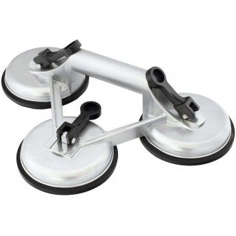 Ventosa corpo alumnio 3 fixadores MacFer VA103 115mm ref 017.0009 MACFER