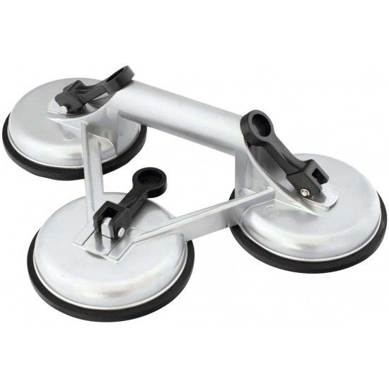Ventosa corpo alumnio 3 fixadores MacFer VA103 115mm ref 017.0009 MACFER