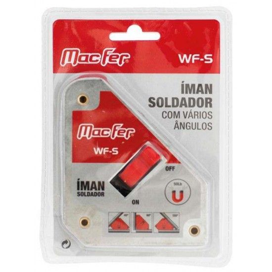 Íman soldador c/ vários ângulos MacFer WF-S 25kg (on/ off) refª 016.0100 MACFER Íman soldador c/ vários ângulos MacFer WF-S 25kg (on/ off) refª 016.0100 MACFER