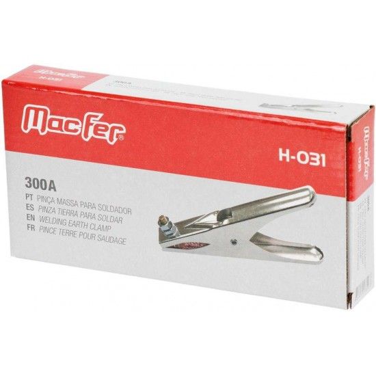 Pinça massa p/ soldador MacFer H-031B 500A refª 016.0086 MACFER Pinça massa p/ soldador MacFer H-031B 500A refª 016.0086 MACFER