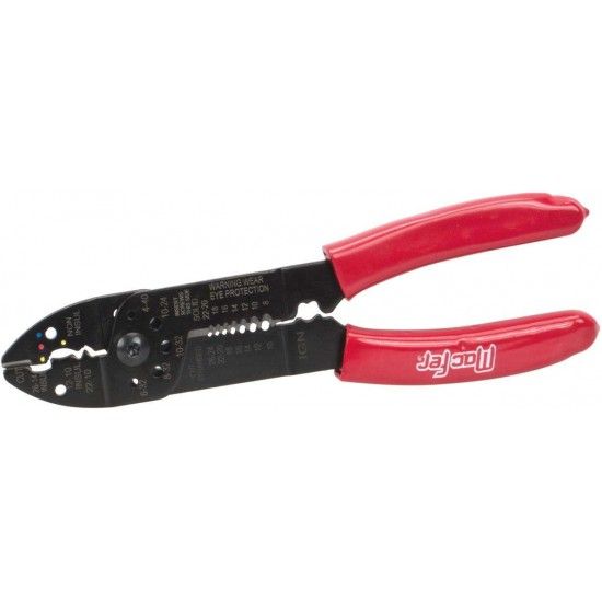 Alicate cravar terminais e descarnar fio SK5-5 0,8~3,2mm2 ref 016.0056 MACFER