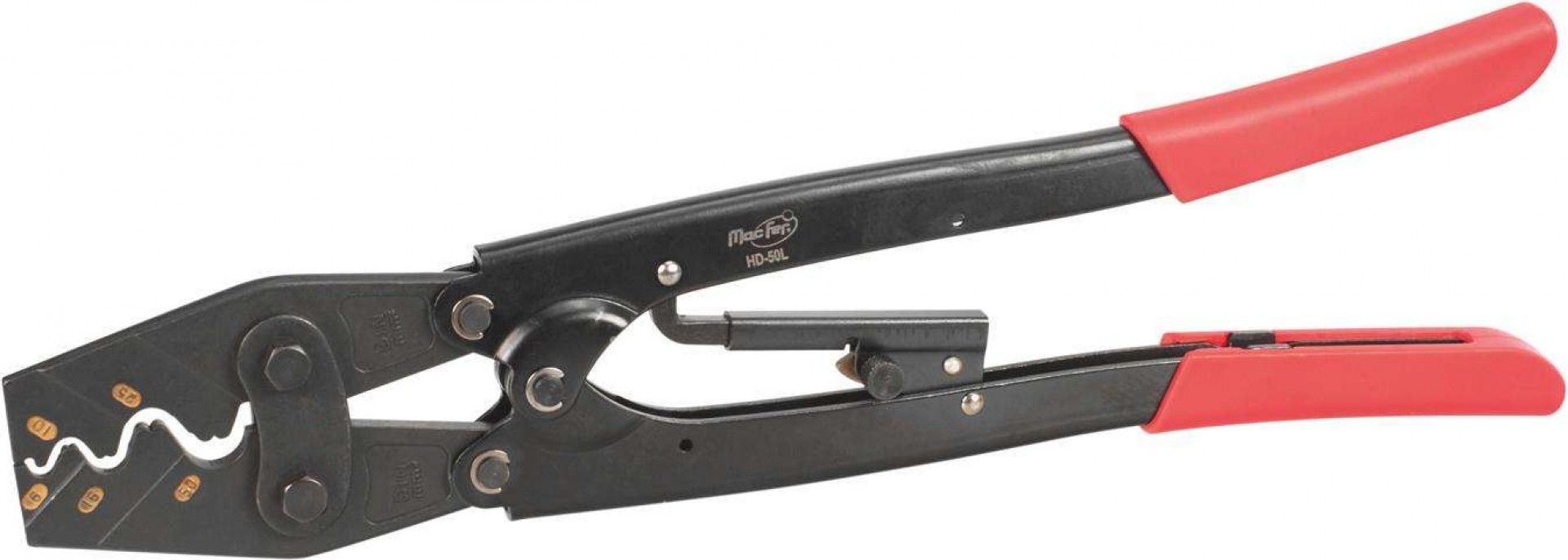 Alicate cravar term. eléc. não isolados HD-50L 5,5~50mm2 refª 016.0052 MACFER