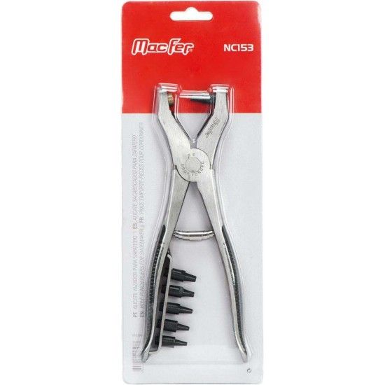 Kit matrizes para alicate vazador para sapateiro NC153M ref 016.0048 MACFER