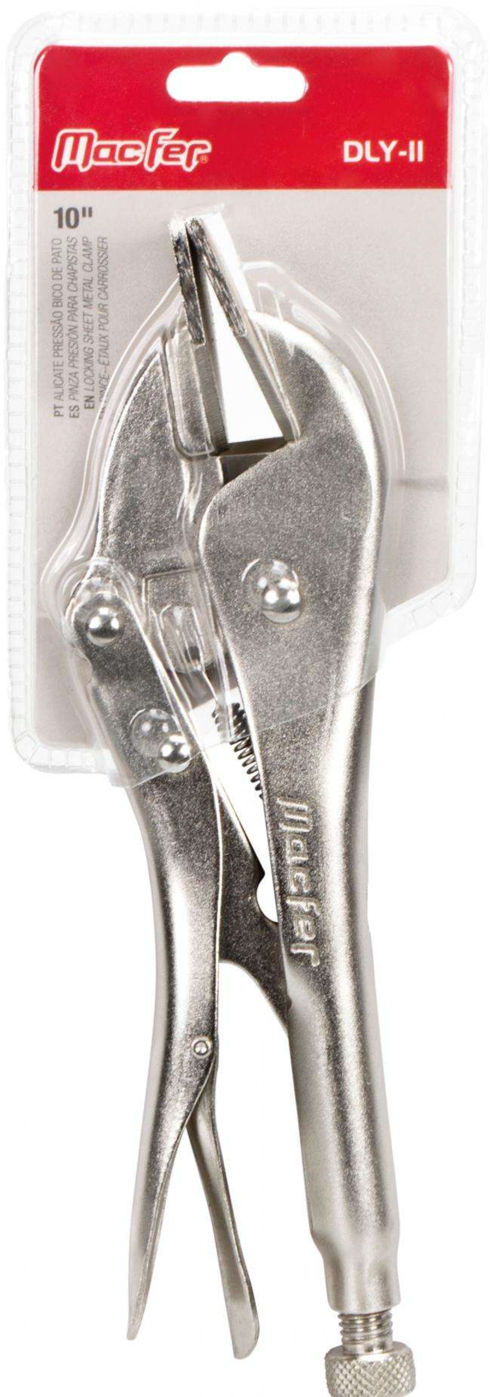 Alicate pressão bico pato MacFer DLY-II 10" refª 016.0028 MACFER
