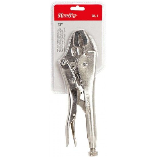 Alicate presso boca curva MacFer DL-I 12" ref 016.0005 MACFER