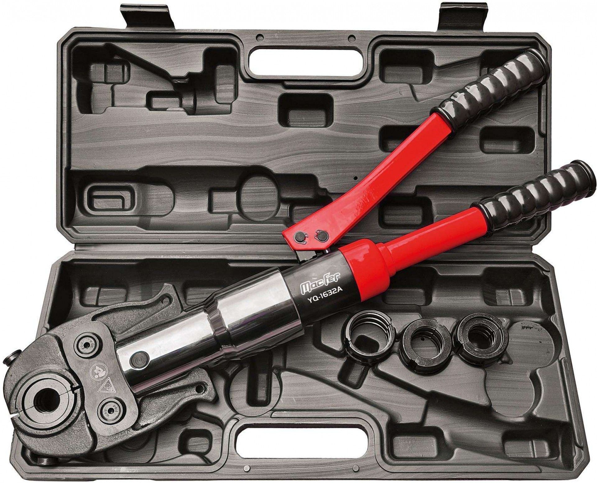 Alicate cravar tubos bicamada hidraúlico YQ-1632A 16-32mm 015.0150 Macfer