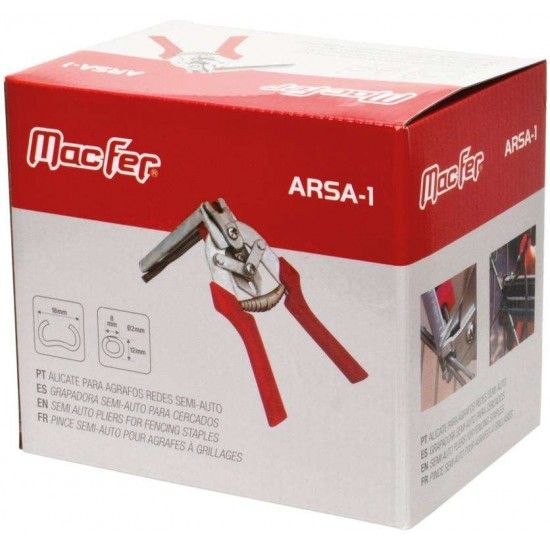 Alicate p/ agrafos redes semi-auto MacFer ARSA-1 ref 015.0077 MACFER