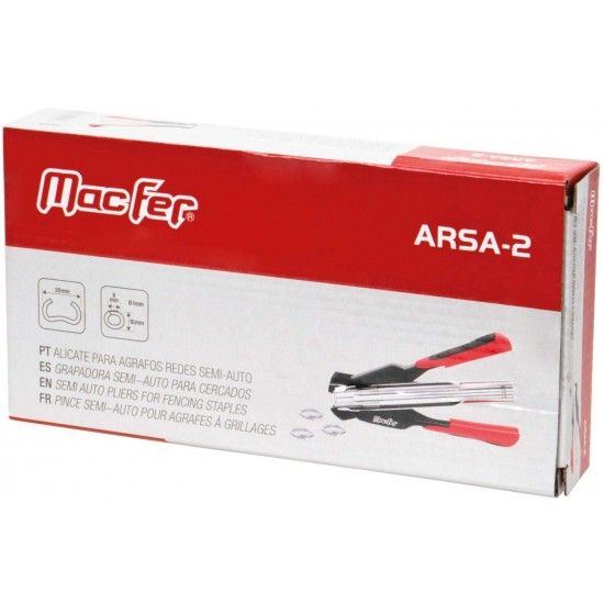 Alicate para agrafos redes semi-auto ARSA-2 ref 015.0079 Macfer
